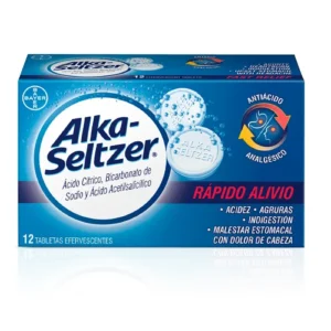 alka-seltzer x 12 tabletas