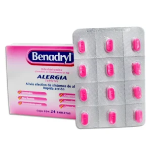 BENADRYL 25MG X 24 TABLETAS