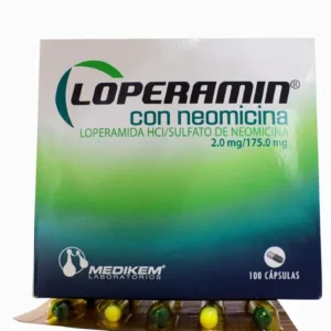 LOPERAMIN CON NEOMICINA X 100 CAPSULAS