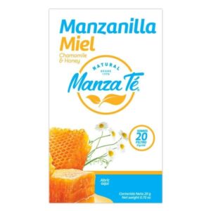 te manzanilla miel manzate x 20 sobres