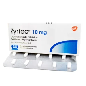 Zyrtec 10Mg X 20 Tabletas