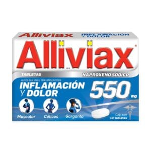 Alliviax 550mg X 10 tabletas