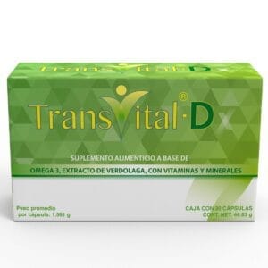 Transvital D Suplemento Alimenticio 30 cápsulas