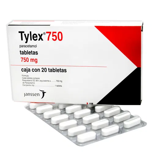 Tylex 750 Mg X 20 Tabletas