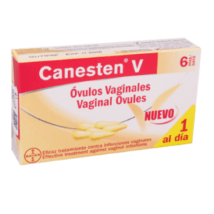 CANESTEN VAGINAL 100 MG X 6 OVULOS