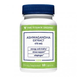 THE VITAMIN SHOPPE ASHWAGANDHA EXTRACT 470 MG (60 CAP)