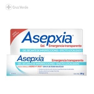 Asepxia Gel Transparente X 28g